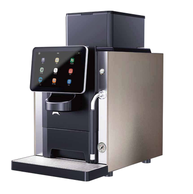 Buen precio A28 Máquina de café comercial de doble caldera con pantalla táctil de 10,1 pulgadas y cubierta de titanio de 54 mm online